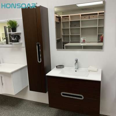 Foshan Luxury Design Floor Standing Vanity unit Ceramic Basin fiberglass Bathroom vanity Cabinet with sink