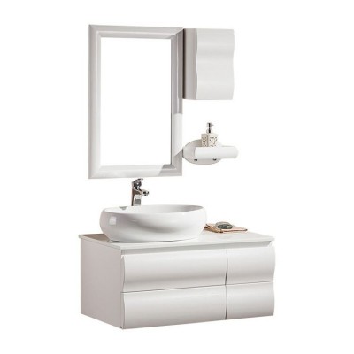 New Design PVC Modern Washbasin Bathroom Vanity Cabinet Design