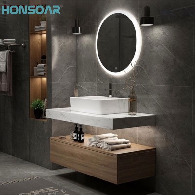 Marble Ceramic Washstand Washbasin Bathroom Vanity Cabinet